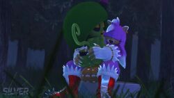 3d 3d_(artwork) 3d_animation amy_rose amy_rose_the_werehog anal anal_sex anthro areolae ass balls big_ass big_breasts blue_eyes breasts cowgirl_position cum cum_in_ass cum_inside european_mythology female futa_on_female futadom futanari green_eyes green_hair green_skin horn humanoid kabalmystic_(style) looking_pleasured nipples penis pink_fur plap_(sound) silvertilver snaggle_tooth sound tagme tail thick_thighs video werehog zeena zeti zeti_(species)