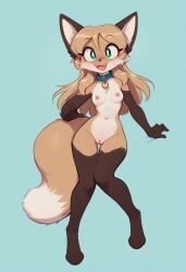 ai_generated averi_(fiddleafox) female fox furry furry_female horny horny_female