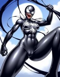 1girls ai_generated ass cameltoe color comics female female girl girly marvel rule_63 spider-man spider-man_(series) venom