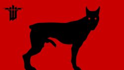 16:9 3d_(artwork) balls canid canine canis digital_media_(artwork) dobermann domestic_dog feral feral_only genitals hi_res kampfhund male male_only mammal obsceneeighteensfm pinscher silhouette silhouetted_body silhouetted_penis tagme widescreen wolfenstein