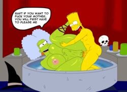 aunt bart_simpson big_ass big_breasts big_penis bulge domination femdom green_skin hentaipaint7 huge_ass huge_breasts huge_cock incest selma_bouvier stomach_bulge the_simpsons veiny_penis wide_hips witch