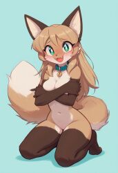 ai_generated averi_(fiddleafox) female fox furry furry_female horny horny_female