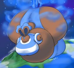 2023 anthro ass belly belly_expansion belly_inflation big_belly big_bulge big_butt big_tail blue_body blue_clothing blue_crop_top blue_fart blue_fart_cloud blue_fur blue_inner_ear blue_legwear blue_lips blue_panties blue_shirt blue_stockings blue_topwear blue_underwear body_inflation brown_body brown_ears brown_tail bulge bulge_expansion butt_expansion closed_eyes clothing colored crop_top detailed_bulge digital_media_(artwork) earth ethan_(reathe) expansion fart fart_fetish femboy floating fur generation_4_pokemon genital_expansion hi_res huge_belly huge_bulge huge_butt huge_lips huge_tail hyper hyper_belly hyper_bulge hyper_butt hyper_inflation hyper_moobs immobile inflation inflation_fetish legwear lips lopunny male mintyotie moob_expansion navel nintendo outie_navel panties pattern_clothing pattern_legwear pattern_stockings planet pokemon pokemon_(species) scut_tail shaded shirt short_tail signature solo space star stockings striped_clothing striped_crop_top striped_legwear striped_stockings stripes tail tight_clothing topwear underwear white_clothing white_crop_top white_legwear white_stockings white_topwear