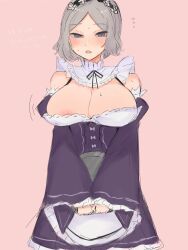 audrey_souffle genderswap_(mtf) maid_uniform nipple_peak otto_suwen re:zero_kara_hajimeru_isekai_seikatsu remonn0002 rule_63