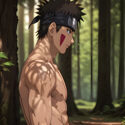 ai_generated inuzuka_kiba male male_only naruto naruto_(series) naruto_shippuden solo solo_focus solo_male zaboo777