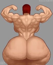 1girls alternate_version_available ass back_muscles backboob biceps big_ass breasts bubble_butt dat_ass fat_ass female female_only flexing flexing_bicep huge_ass ignantastro large_ass marisa_rossetti massive_ass muscular muscular_female nude nude_female rear_view red_hair solo stardustpapi street_fighter street_fighter_6 thick_ass thick_thighs thunder_thighs wide_hips