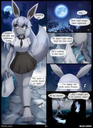 comic eevee eeveelution furry oc pokemon pokemon_(species) rilex_lenov shiny_pokemon