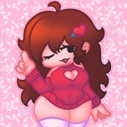 girlfriend (friday night funkin) from friday night funkin by ii1sakura