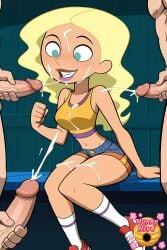 2d ai_generated arms artist_logo background_character ballsack bare_arms bare_hands bare_legs bare_shoulders bare_skin bare_stomach bellybutton bench big_cock big_dick big_penis blonde-haired_female blonde_female blonde_hair blonde_hair_female boner bottomwear bukkake cfnm cheerleader circumcised clothed_female clothed_female_nude_male cock cropped_top cropped_topwear cum cum_drip cum_dripping cum_dripping_down_chin cum_dripping_on_face cum_on_body cum_on_clothing cum_on_face cum_on_legs cum_on_lower_body cum_on_shirt cum_on_tank_top cum_on_thighs cum_on_topwear cum_outside cumdrip cumdripping cumming cumming_on_face cumshot cumshot_on_face denim denim_bottomwear denim_clothing denim_shorts dick disney dressed ejaculate ejaculating ejaculating_cum ejaculation english_text erect erect_cock erect_dick erect_penis erection eyebrows female female_focus female_human footwear fully_clothed fully_clothed_female green_eyes green_eyes_female gripping_cock gripping_penis group hair hair_behind_ear hand_on_cock hand_on_dick hand_on_own_cock hand_on_own_dick hand_on_own_penis hand_on_penis happy happy_female hard hard_cock hard_dick hard_on hard_penis high_res high_resolution highres holding_cock holding_dick holding_own_cock holding_own_dick holding_own_penis holding_penis human hunnyhive(artist) indoors kim_possible knees knees_together legs legs_together lips lipstick long_blonde_hair long_hair midriff navel parted_hair partial_male penis purple_lipstick red_footwear red_shoes red_sneakers sexy sexy_body sexy_female shoes short_shorts shorts shoulders sitting sitting_female sitting_on_bench smile smiling smiling_female sneakers socks socks_and_shoes solo_focus stomach surrounded_by_penises tank_top tanktop tara_(kim_possible) tara_king teeth teeth_showing teeth_visible thick_thighs thighs thighs_together vein veiny_cock veiny_dick veiny_penis white_socks