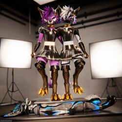 1:1 3d_(artwork) 4k absurd_res animal_genitalia animal_penis anthro anthro_on_anthro arms_tied ball_crush ball_squeeze balls biped black_body black_boots black_clothing black_footwear black_fur black_shoes blender_(artwork) blender_cycles_(artwork) blue_body blue_fur blue_penis bodily_fluids bondage boot_on_balls boot_on_penis boots bottomwear bound canid canine canine_genitalia canine_penis canis claws clothed clothing cock_and_ball_torture cockbox crush cuff_(restraint) cum cum_dripping_from_penis cum_on_penis depth_of_field digital_media_(artwork) dominant dragonplayer dragonplayer_(character) erection fangsy feet flat_balls foot_crush foot_fetish foot_on_balls foot_on_penis foot_play footwear fox fur genital_fluids genital_torture genitals gold_accessory gold_boots golden_body goth_boots grey_body grey_fur group hair harness hi_res hindpaw hybrid inside jacket jex knot leather leather_boots leather_clothing leather_footwear leather_jacket leather_topwear legs_tied legwear male male/male mammal metal_cuffs moan multicolored_body nardoragon nude on_ground open_mouth orgasm pain paws penis penis_squeeze piercing purple_body purple_fur reflection restraints rexouium sex shirt shoes shoes_on skirt slim slim_anthro slim_male slim_sub smile standing standing_on_balls studio submissive submissive_male tail topwear torture trampling trio white_body white_fur