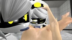 3d 3girls anonymous_female big_breasts breasts cosmicyuri678 cunnilingus eating_pussy female female_only glitch_productions grabbing_head holding_head j_(murder_drones) large_breasts lesbian_sex murder_drones pov pov_female pov_sex pussy robot robot_girl sucking_breasts v_(murder_drones) yuri
