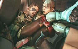 3d big_boss female male metal_gear_(series) metal_gear_solid metal_gear_solid_v quiet_(metal_gear) venom_snake