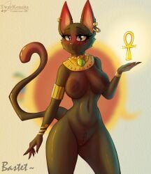 bast from egyptian mythology by twaykoncita