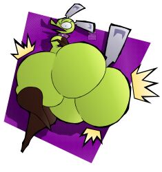 1boy 2024 abstract_background alpha_channel anthro artist_name ass big_ass big_butt butt canid canine canis chuck_(psg) collar curvy_figure digital_media_(artwork) domestic_dog featureless_feet featureless_hands feet hi_res huge_ass huge_butt huge_thighs hyper hyper_ass hyper_butt hyper_thighs looking_at_viewer male mammal open_mouth panty_&_stocking_with_garterbelt shadow signature simple_background solo tail text thatdawgmurray thick_thighs toony watermark zipper