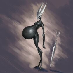 belly belly_button bug flat_chest flat_chested hollow_knight hollow_knight:_silksong hollow_knight_(franchise) hornet_(hollow_knight) humanoid insects klumpyman outie outie_navel pregnant pregnant_belly pregnant_female pregnant_with_multiples skinny skinny_female