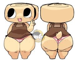 2026 ammonite anthro aquatic artist_logo ass big_butt black_eyes blushcrunch_studio bottomwear brown_clothing brown_dress camel_toe cephalopod clothing cute_fangs dandy's_world digital_media_(artwork) dress eyelashes fangs female female_anthro freckled_butt freckled_face freckles front_and_back gesture hand_gesture logo looking_aside mollusk multicolored_clothing multicolored_panties multicolored_underwear open_mouth open_smile panties pattern_bottomwear pattern_clothing pattern_panties pattern_underwear prehistoric_species riaplusone roblox shell shelly_(dandy's_world) short_tail simple_background smile solo spiked_tail spikes spikes_(anatomy) standing striped_bottomwear striped_clothing striped_panties striped_underwear stripes tail tan_body tan_butt tan_shell tan_skin tan_tail teeth thick_thighs toon_(dandy's_world) two_tone_clothing two_tone_panties two_tone_underwear underwear v_sign white_background white_sclera wide_hipped_anthro wide_hipped_female
