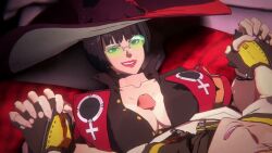 1girl1futa 2girls 3d animated big_breasts big_penis black_hair blonde_hair bridget clothed clothing female female_on_female female_only fingerless_gloves glasses gloves guilty_gear guilty_gear_strive huge_breasts i-no lipstick mole mole_above_mouth moragearliquid musi_cassie paizuri power_bottom red_lipstick sunglasses tinted_eyewear trans_woman transfem video video_game_character video_games witch
