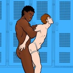 2boys bara dark-skinned_male gay greenzbamboo light-skinned_male male/male male_only self_upload