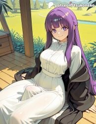 fern (sousou no frieren) from frieren beyond journey's end by tsukoneko