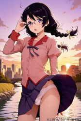 hanekawa tsubasa from monogatari (series) by tehmar