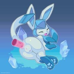 10s 1girls 2018 anal anal_penetration anal_sex animated anus ass blue_eyes camotli cum cum_in_ass cum_inside disembodied_penis eeveelution feet female feral furry gif glaceon ice male nintendo paws penetration penis pixel_art pokémon_(species) pokemon pokemon_dppt pussy pussy_juice sex straight text thick_thighs video_games watermark wet