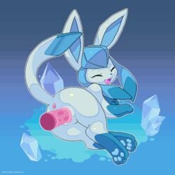 10s 1girls 2018 animated anus ass blue_eyes camotli cum cum_in_pussy cum_inside disembodied_penis eeveelution feet female feral furry gif glaceon ice interspecies_fuck male nintendo paws penetration penis pixel_art pokémon_(species) pokemon pokemon_dppt pussy pussy_juice straight text thick_thighs vaginal_penetration video_games watermark wet