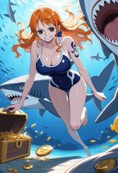 nami (one piece) from one piece by kingmmokiller