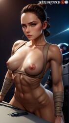 ai_generated nude nude_female rey seizuredogs solo solo_focus star_wars