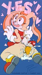 cream the rabbit from sega by fakeryway