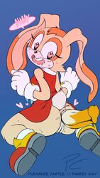 cream the rabbit from sega by fakeryway