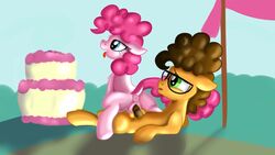 cake cheese_sandwich_(mlp) female food friendship_is_magic jbond male my_little_pony penis pinkie_pie_(mlp) pussy straight straight_hair young