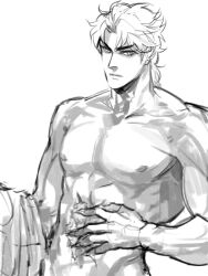 1boy dio_brando jojo's_bizarre_adventure male male_only muscular_male no_visible_genitalia shirtless_male solo stardust_crusaders