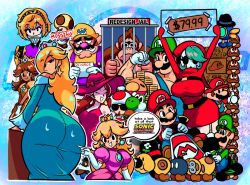6+girls 6girls alternate_version_available ass ass_in_dress background_character background_characters bare_shoulders big_ass big_butt black_eyes blonde_hair breasts bubble_ass bubble_butt clothed clothed_female covered_eye crown curvaceous curvy curvy_female curvy_figure damonfive0 donkey_kong donkey_kong_(dkbananza) dress fat_ass female_focus goomba hair_covering_eye hair_over_one_eye hi_res high_resolution highres huge_ass huge_butt large_ass light-skinned_female light_skin long_hair luigi mario mario_(series) mario_kart mario_kart_world mature mature_female milf multiple_girls nintendo pauline pauline_(mario) pointing pointing_at_another pointing_at_ass presenting presenting_another presenting_hindquarters princess princess_daisy princess_peach princess_rosalina royalty shy_gal sideboob sonic_(series) sonic_racing_crossworlds tagme thick_ass toad toadsworth voluptuous voluptuous_female wario wiggler yoshi