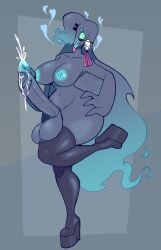 2023 4_fingers areola artist_name ass balls belly big_butt big_penis black_sclera blue_areola blue_eyes blue_eyeshadow blue_glans blue_hair blue_nipples blue_pseudo_hair blue_tongue bodily_fluids boots breasts clothing colored cum cum_on_hand cum_on_penis cum_on_self cumshot curvy_figure digital_drawing_(artwork) digital_media_(artwork) dozighost ejaculation english_text erection eyeliner eyeshadow feet female_(lore) fingers fire flaming_hair footwear front_view gender_symbol genital_fluids genitals ghost glans glistening glistening_balls glistening_belly glistening_body glistening_breasts glistening_butt glistening_genitalia glistening_nipples glistening_penis glistening_skin glistening_thighs grey_background grey_balls grey_body grey_penis gynomorph hair hair_over_eye hand_on_hip hand_on_penis haze_(dozighost) heart_symbol height_comparison hi_res high_heeled_boots high_heels hourglass_figure humanoid intersex legwear long_hair long_penis long_pseudo_hair looking_at_viewer makeup masturbation mostly_nude multicolored_body multicolored_hair multicolored_penis multiple_poses navel nipples nude on_one_leg one_eye_obstructed penile penile_masturbation penis pose pseudo_hair rear_view saggy_balls shaded sharp_teeth shoes signature simple_background smile smirk solo spirit standing stockings symbol teeth text thick_thighs toes tongue tongue_out two_tone_body two_tone_hair two_tone_penis vein voluptuous voluptuous_gynomorph wide_hips