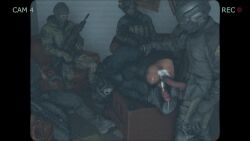 6boys anal_sex animated call_of_duty call_of_duty_modern_warfare_2_(2022) captured clothed clothing couch cum cum_in_ass cum_inside dirty_room ejaculation erection firearm from_behind gay gay_sex ghost_(modern_warfare_2) gun guns human looking_back male male_focus male_only male_penetrating_male mostly_clothed muscular pale_skin pantsless penetration penis rifle sex simon_riley tactical_gear tagme video wadsfgh69 weapon