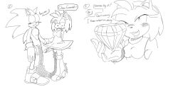 1futa amy_rose anthro balls chaos_emerald dialogue diamond furry futanari futanari_transformation male penis sega sketch sonic_(series) sonic_the_hedgehog sonic_the_hedgehog_(series) speech_bubble ushgans