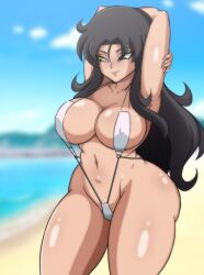 charlotte_(darwaarts) darwaarts oc original_character solo_female swimsuit