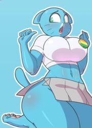 catgirl clothed cute furry horny horny_female nicole_watterson sexy the_amazing_world_of_gumball