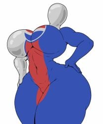 1girls alternate_version_available child_bearing_hips edit faceless faceless_character huge_thighs humanized large_breasts looking_at_viewer mastercard meme methados pepsi pepsiwoman shitpost thick_thighs wide_hips