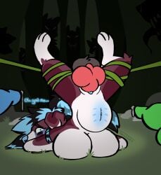 anthro anus ass balls begging begging_for_mercy begging_to_stop big_breasts big_dom_small_sub big_penis bodily_fluids bondage bondage bound breasts canid canine canis comic crying cum cum_in_vagina cum_inside dialogue digital_media_(artwork) domestic_dog dominant duo ejaculation english_text erection extreme_size_difference female female_penetrated female_raped forced forced_orgasm forest forest_background forest_sex fur fur_markings gang_rape gangbang genital_fluids genitals group group_sex hair hi_res huge_breasts huge_cock inflation inflation knot knotted_penis larger_male leg_markings legs_tied long_image male male/female male_penetrating male_penetrating_female mammal markings mythological_canine mythological_creature mythology nature nature_background nipples nude orgasm outside penetration penile penis plant presenting presenting_anus presenting_hindquarters presenting_vulva rape restraints scared sex size_difference smaller_female solo speech_bubble spread_legs spreading stomach_bulge stretched_pussy submissive tail tall_image tears text toastlotl tree vaginal_penetration vines vulva werecanid werecanine werecreature werewolf white_body wolf