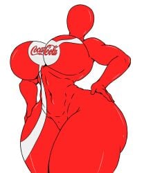 1girls child_bearing_hips coca-cola edit faceless faceless_character huge_thighs humanized large_breasts looking_at_viewer meme methados shitpost thick_thighs wide_hips