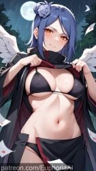 ai_generated bikini euphoriaai flashing konan naruto_shippuden