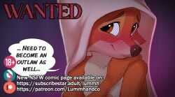 fox fox_girl furry lummh maid_marian nude_female patreon_logo patreon_username robin_hood_(disney) subscribestar_username