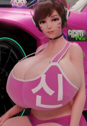 1girls alternate_breast_size areola areolae blizzard_entertainment breasts_bigger_than_head brown_eyes brown_hair d.va dropyuh_(artist) female female_focus gigantic_breasts hana_song human human_only hyper hyper_breasts korean long_hair massive_breasts overwatch overwatch_2 tagme top_heavy topless_female upper_body waist wide_hips