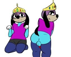 canine canine female monocle solo toontown_online toony