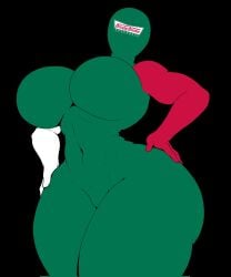 1girls child_bearing_hips corporation edit faceless faceless_character huge_thighs humanized krispy_kreme large_breasts looking_at_viewer meme methados shitpost thick_thighs wide_hips