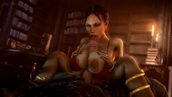 3d areolae atlassfm big_breasts breasts dark-skinned_female dark_skin female interracial large_breasts male nipples paizuri penis redbone resident_evil resident_evil_5 sheva_alomar source_filmmaker straight