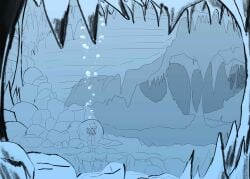 1girls aquaphilia asphyxiation bubbles cavern chubby doomed drowning female flooded gardevoir hungry lapisthesinvoir nintendo original_character peril perilous pokemon sinfullapis solo starving temporaryunity trade underwater underwater_peril