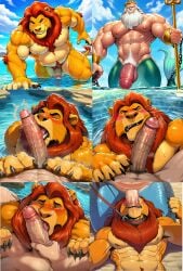 king triton from disney