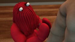 2boys 3d 3d_animation animated animation anonymous_male both_hands_on_cock cheating costume dhmis don't_hug_me_i'm_scared gay gay_sex hair_covering_face hand_on_penis handjob human human_on_non-human humanoid humanoid_genitalia humanoid_penis long_hair looking_at_penis mitten_hands mittenjob mittens mop_hair outercourse overhead_view penis puppet red_body red_guy_(dhmis) red_hair red_mittens sfm suit tagme two_handed_handjob video